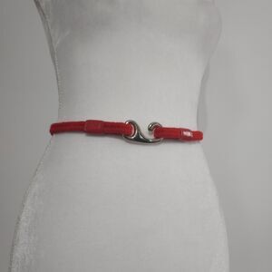 Vintage Cowgirl Country Belt The Leather Shop Womens Rope Stretch Braided Woven